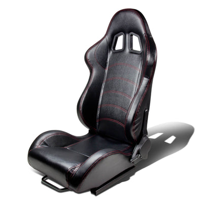 D-Motoring - Racing Seat - Reclinable - PVC Leather - Left - 6