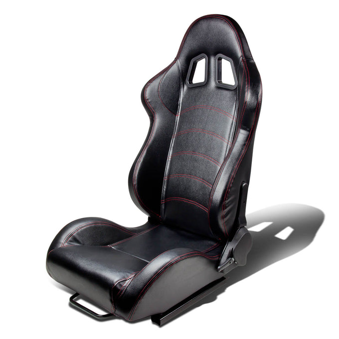 D-Motoring - Racing Seat - Reclinable - PVC Leather - Left - 6