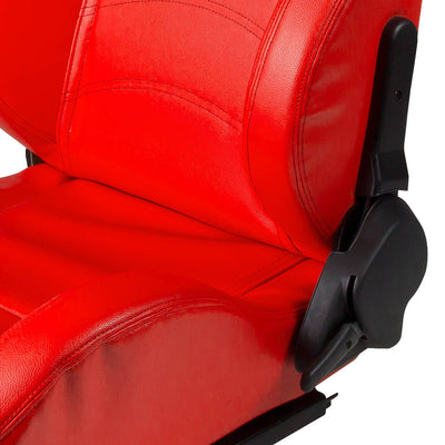 D-Motoring - Racing Seat - Reclinable - PVC Leather - Left - 2