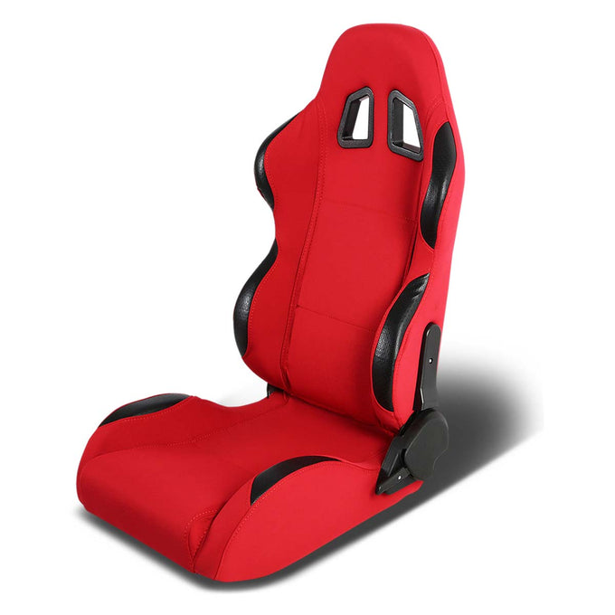 D-Motoring - Racing Seat - Reclinable - PVC Leather - Carbon Look - Left - 6