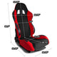 D-Motoring - Racing Seat - Reclinable - Type-R - Cloth - Left - 2