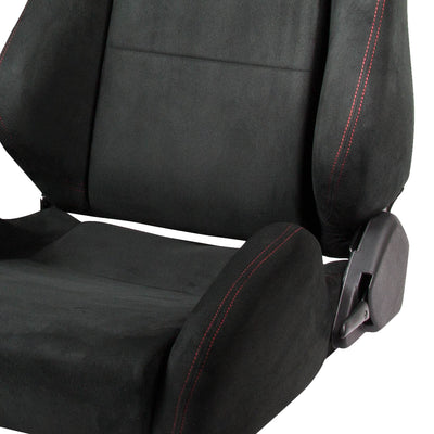 D-Motoring - Racing Seat - Reclinable - Suede - Type-R - Left - 2