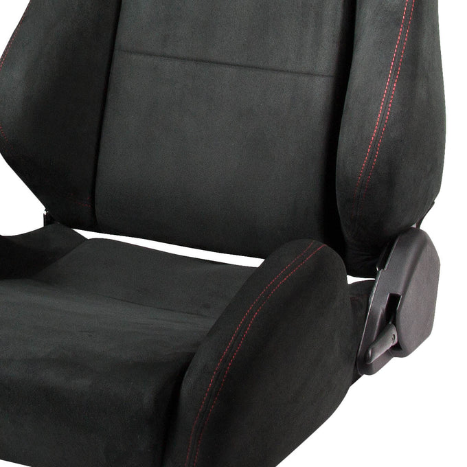 D-Motoring - Racing Seat - Reclinable - Suede - Type-R - Left - 2