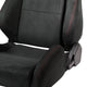 D-Motoring - Racing Seat - Reclinable - Suede - Type-R - Left - 2
