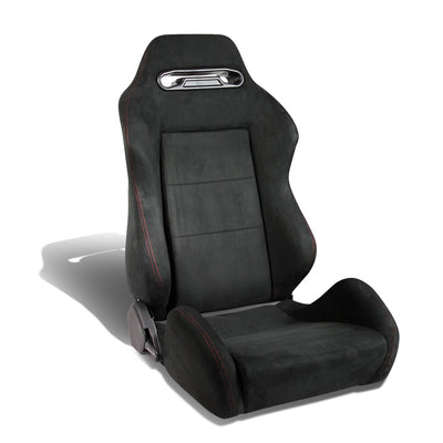 D-Motoring - Racing Seat - Reclinable - Suede - Type-R - Left - 5