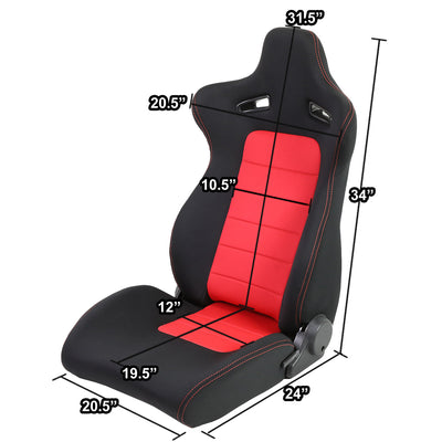 D-Motoring - Racing Seat - Reclinable - Type-XL10 - Left - 6