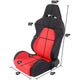 D-Motoring - Racing Seat - Reclinable - Woven Fabric - Left - 4
