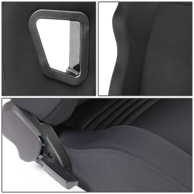 D-Motoring - Racing Seat - Reclinable - Woven Wide Headrest - Left - 3