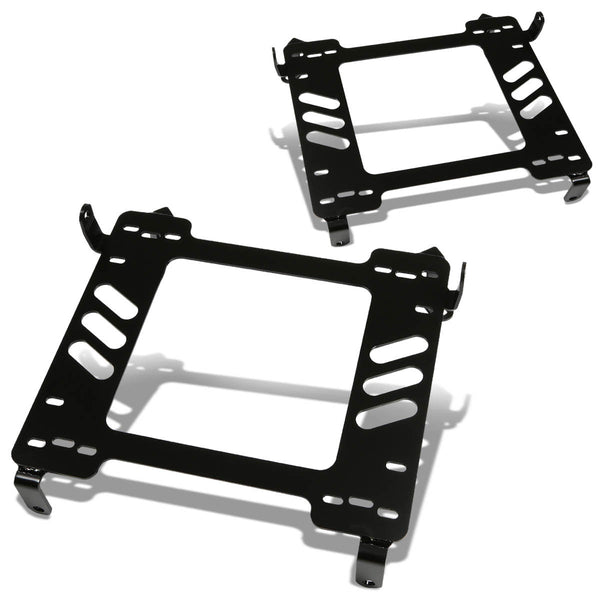 Black Steel Racing Seat Mounting Brackets – Fit Honda Civic 92-95 & Acura Integra 94-01