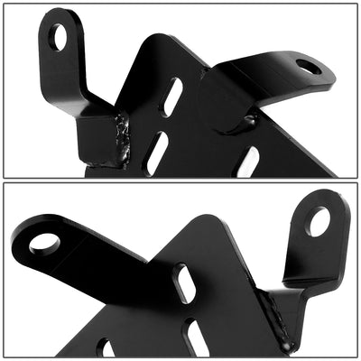D-Motoring - 08-17 Mitsubishi Lancer EvoSeat Brackets - 3/16 Thick Steel - Pair - 3
