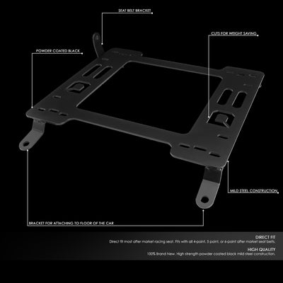 D-Motoring - 10-16 Hyundai Genesis CoupeSeat Brackets - 3/16 Thick Steel - Pair - 2