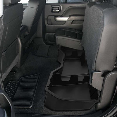 Rear Under Seat Cargo Storage Box<br>07-18 Chevy/GMC Silverado Sierra 1500, 07-19 2500 3500