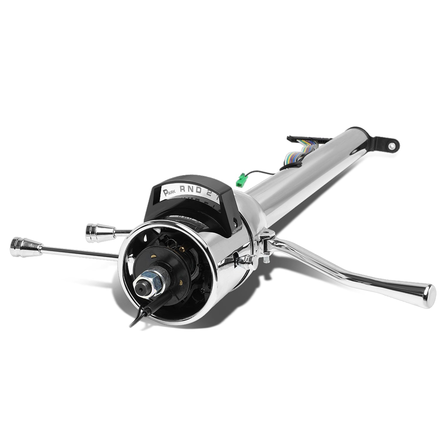 D-Motoring - Steering Column - 30 in. Column Length - Tilt Function - Fits Automatic Transmission Models with Column Shift - 55-59 Chevy GM Floor Shift Models  - 1