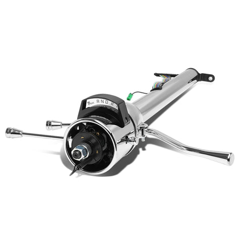 D-Motoring - Steering Column - 30 in. Column Length - Tilt Function - Fits Automatic Transmission Models with Column Shift - 55-59 Chevy GM Floor Shift Models  - 1