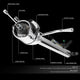 D-Motoring - Steering Column - 30 in. Column Length - Tilt Function - Fits Automatic Transmission Models with Column Shift - 55-59 Chevy GM Floor Shift Models  - 2