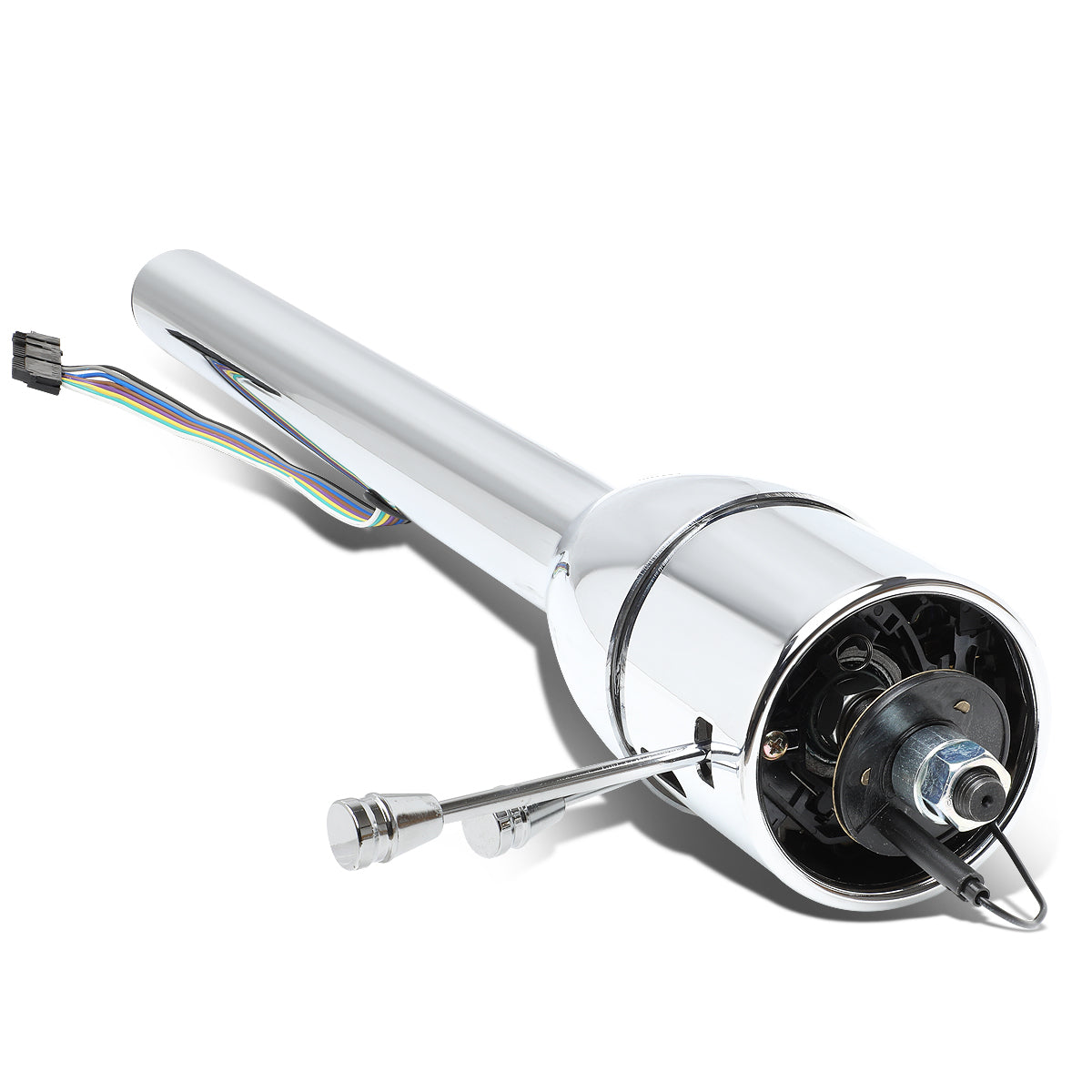 D-Motoring - Steering Column - 30 in. Column Length - Tilt Function - Fits Manual Transmission Models - 55-59 Chevy GM Floor Shift Models  - 1