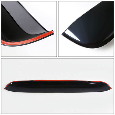 D-Motoring - Sunroof Visor - 34 in. - W / 3m Adhesive Tape - Tinted Acrylic - Universal - 4