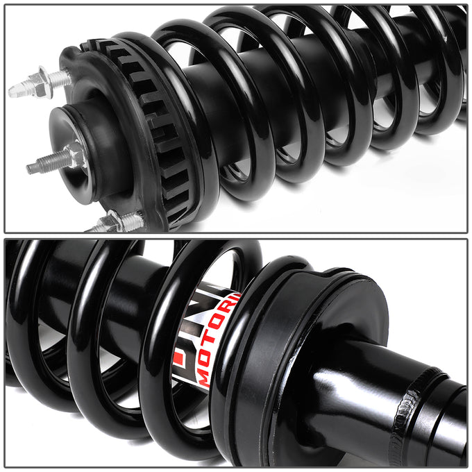 D-Motoring - Strut Assemblies - Mild Steel - Set of 2 - Buick Rainier / Chevy Trailblazer / GMC Envoy / Isuzu Ascender / Oldsmobile Bravada / Saab 9-7X - 2