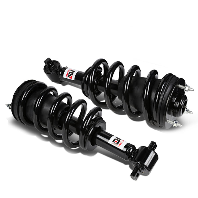 D-Motoring - Strut Assemblies - Mild Steel - Set of 2 - Chevy Avalanche / Suburban 1500 / Tahoe / GMC Yukon / Yukon XL 1500 - 1