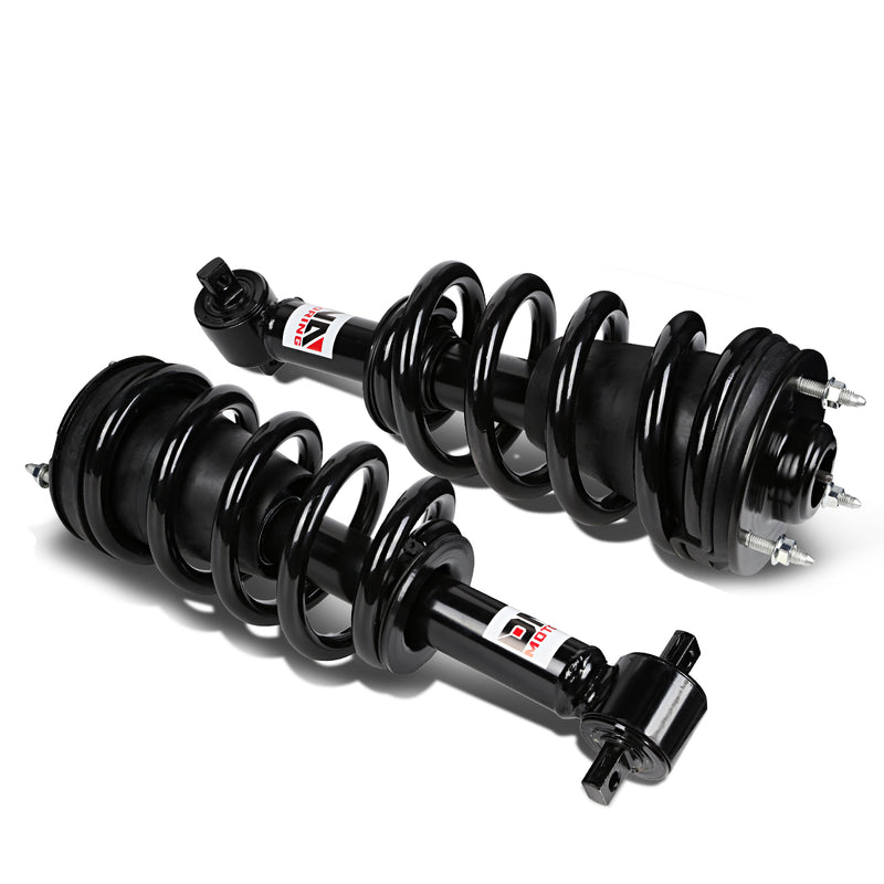 D-Motoring - Strut Assemblies - Mild Steel - Set of 2 - Chevy Avalanche / Suburban 1500 / Tahoe / GMC Yukon / Yukon XL 1500 - 1