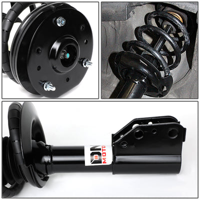 D-Motoring - Strut Assemblies - Mild Steel - Set of 2 - Chevy Classic / Malibu / Oldsmobile Alero / Oldsmobile Cutlass / Pontiac Grand AM - 3
