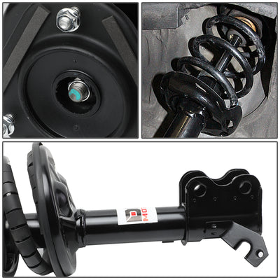 D-Motoring - Strut Assemblies - Mild Steel - Set of 2 - Toyota Corolla / Chevy Prizm - 5