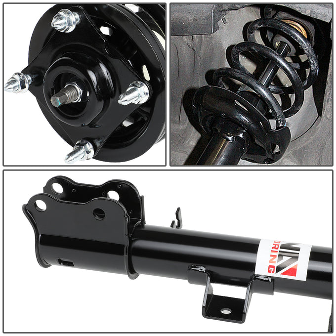 D-Motoring - Strut Assemblies - Mild Steel - Set of 2 - Ford Escape / Mercury Mariner / Mazda Tribute - 3