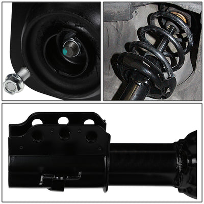 D-Motoring - Strut Assemblies - Mild Steel - Set of 2 - Ford Escort / Mercury Tracer - 5