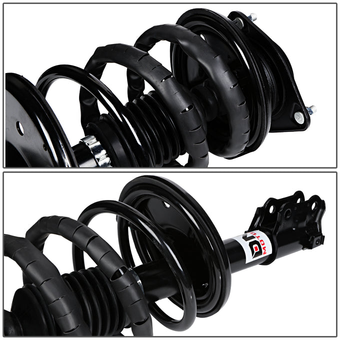 D-Motoring - Strut Assemblies - Mild Steel - Set of 2 - 00-06 Hyundai Elantra - 4
