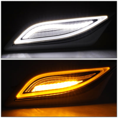 D-Motoring - Side Marker Lights - Clear Lens - Plug-n-play - Pair - Mercedes C180 / C200 / C250 / C300 / C350 - 3