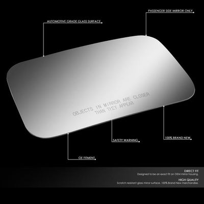 D-Motoring - 84-91 Ford Bronco F150 F250Side View Mirror Glass - Right Side - 2
