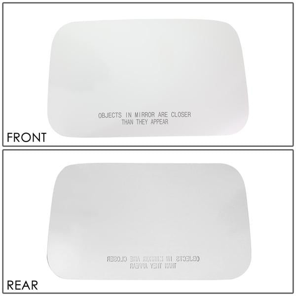 D-Motoring - 84-91 Ford Bronco F150 F250Side View Mirror Glass - Right Side - 6