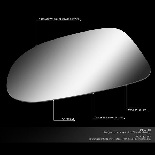D-Motoring - 98-04 Dodge Dakota DurangoSide View Mirror Glass - Left Side - 2