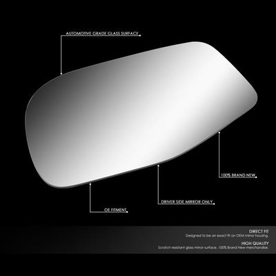 D-Motoring - 95-05 Ford Explorer Ranger DriverSide View Mirror Glass - Left Side - 2