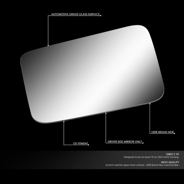 D-Motoring - 84-90 Grand Caravan VoyagerSide View Mirror Glass - Left Side - 2