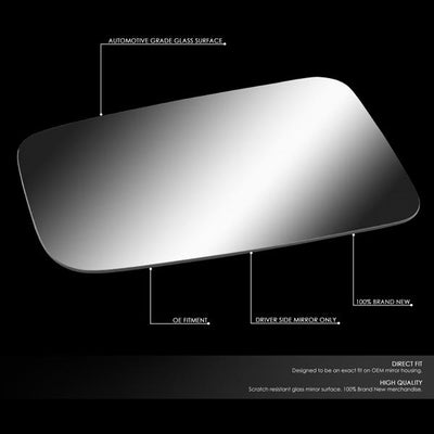 D-Motoring - 87-93 Jeep WranglerSide View Mirror Glass - Left Side - 2