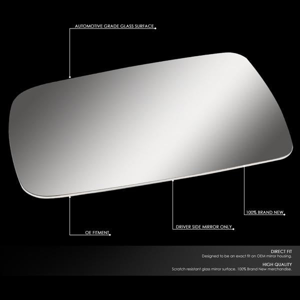 D-Motoring - 93-98 Jeep Grand Cherokee WranglerSide View Mirror Glass - Left Side - 2