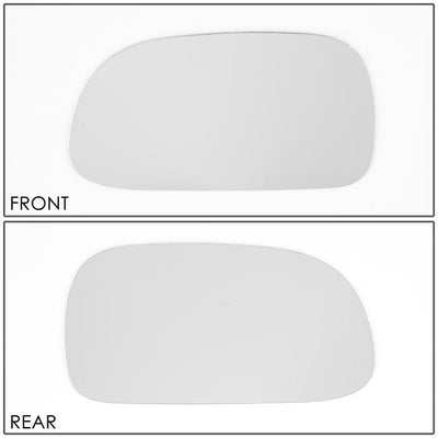 D-Motoring - 93-97 Toyota CorollaSide View Mirror Glass - Left Side - 6