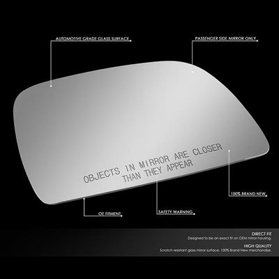 95-97 Lincoln Town Side View Mirror Glass - Right Side - 2
