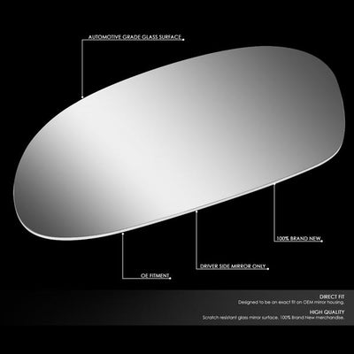 D-Motoring - 00-07 Ford Taurus Mercury SableSide View Mirror Glass - Left Side - 2