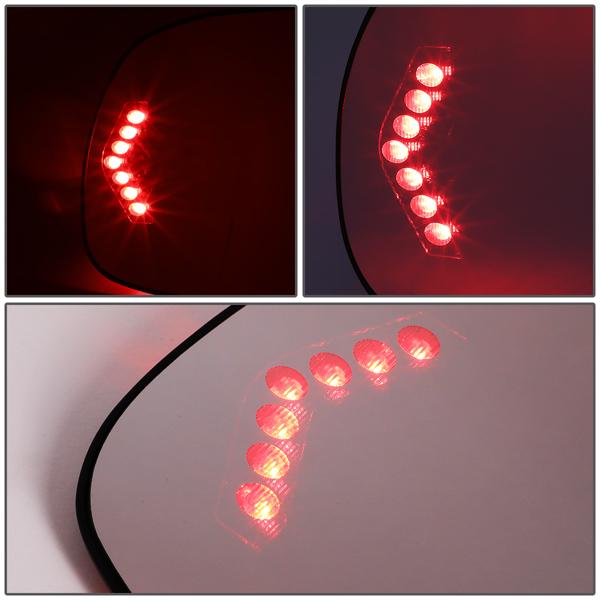 D-Motoring - 99-07 Silverado SierraSide View Mirror Glass - W/LED Signal+Heater - Left Side - 3