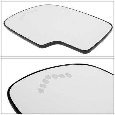 D-Motoring - 99-07 Silverado SierraSide View Mirror Glass - W/LED Signal+Heater - Left Side - 5