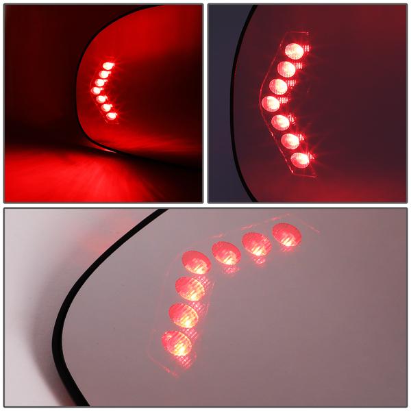 D-Motoring - 07-14 Silverado SierraSide View Mirror Glass - W/LED Signal+Heater - Left Side - 3