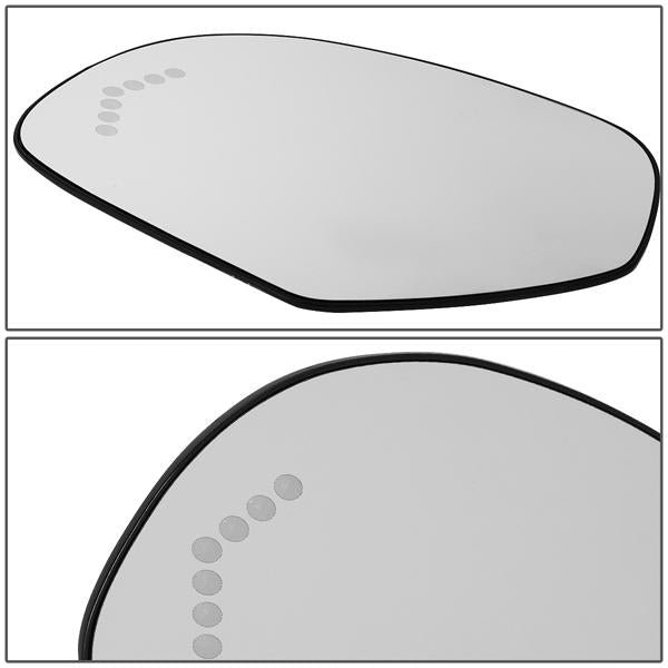 D-Motoring - 07-14 Silverado SierraSide View Mirror Glass - W/LED Signal+Heater - Left Side - 5