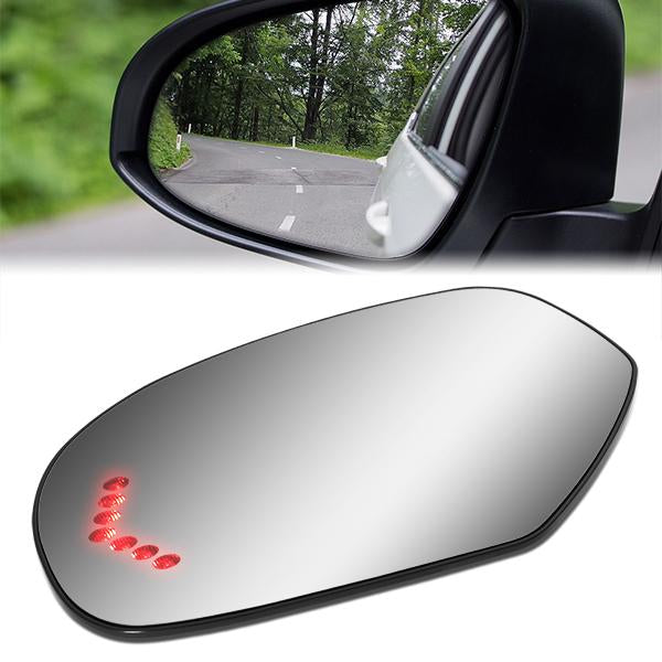 D-Motoring - 07-14 Silverado SierraSide View Mirror Glass - W/LED Signal+Heater - Left Side - 1