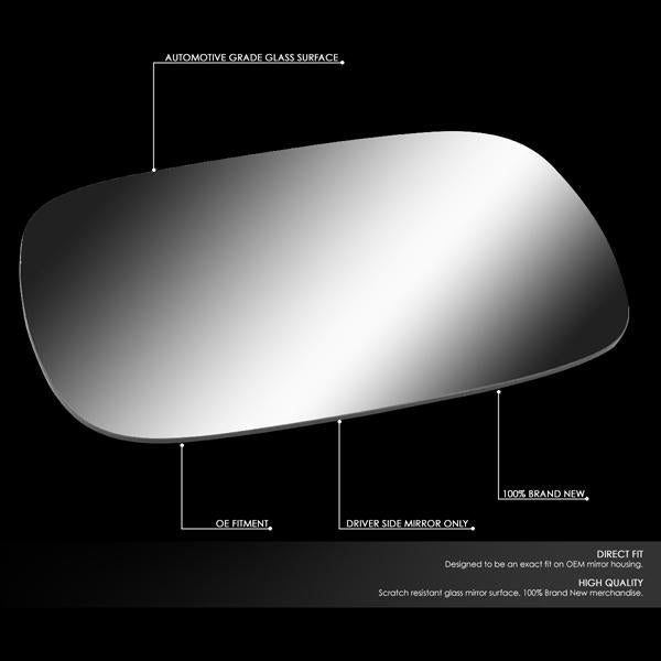 D-Motoring - 97-01 Jeep CherokeeSide View Mirror Glass - Left Side - 2