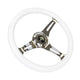 NRG Innovations - Steering Wheel - Colored Wood Series - Chrome Spoke - 3