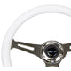NRG Innovations - Steering Wheel - Colored Wood Series - Chrome Spoke - 4