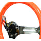 NRG Innovations - Steering Wheel - Colored Wood Series - Chrome Spoke - 5