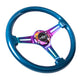 NRG Innovations - Steering Wheel - Colored Wood Series - Neochrome Spoke - 2